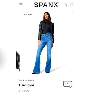 Spanx Flare Jeans
Denim High Rise Stretch
Women's Sz Small